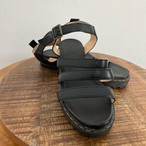 Chunky Black Sandals